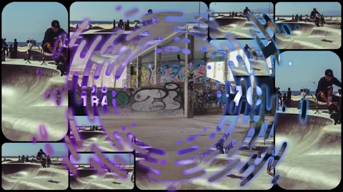 Colorful Cartoon Transitions for After Effects Stock After Effects