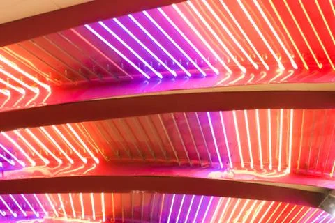 Colorful ceiling light Foto stock