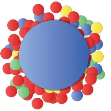 Colorful celebration background with confetti. Vector Illustration. 스톡 일러스트