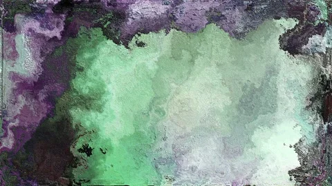 Colorful cement wall background loop Stock Footage 160602607