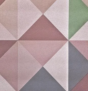 Colorful ceramic tile with geometric pattern for wall and floor decoration Stock Illustration