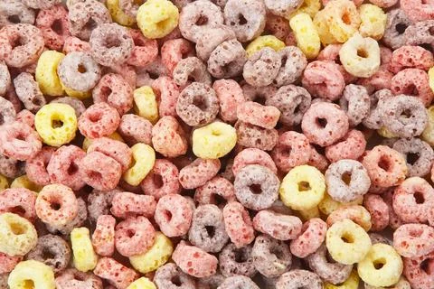 Colorful cereal ring Stock-Fotos