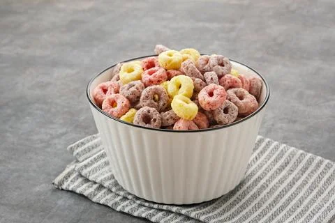 Colorful cereal ring Stock Photos