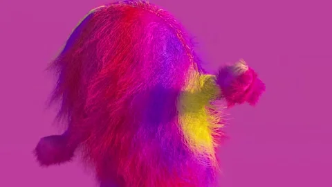 Colorful CGI animation of faceless dolls dancing to a disco. 4K Footage Stock Footage 232801084