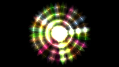 Colorful chakra splashing light Stock-Footage 339317739