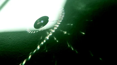 Colorful Chaos: Abstract Patterns in a Hypnotic Display Stock Footage 302946852