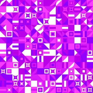 Colorful chaotic random mosaic pattern background design Stock Illustration