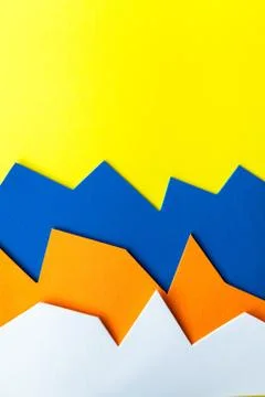 Colorful chart background Stock Photos