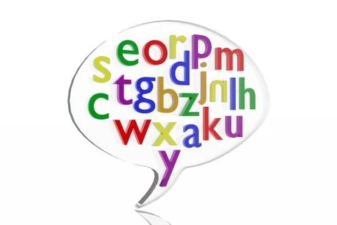 Colorful chat icon Stock Illustration