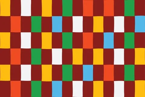 Colorful checkerboard pattern Stock Illustration