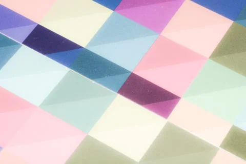 Colorful checkered abstract background, variable sizes backdrop Stock Photos