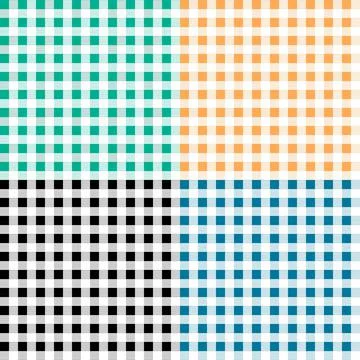 Colorful Checkered Flannel patterns of square for background. Illustrazione stock