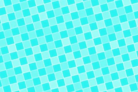 Colorful checkered pattern in bright shades of blue and green Stock Illustration