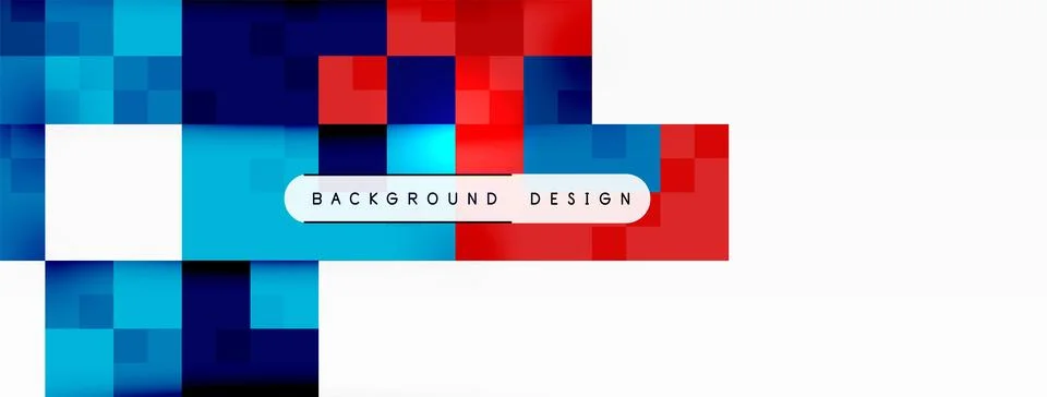 Colorful checkered pattern with white circle and symmetrical design 库存插图