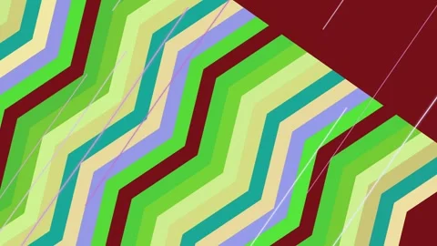 Colorful Chevron Pattern Background Animation. Stock-Footage 329927942
