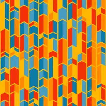 Colorful chevron pattern Stock Illustration