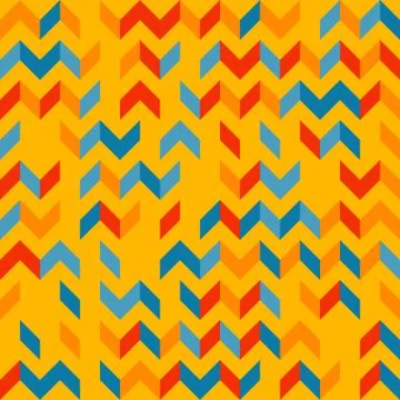 Colorful chevron pattern Illustrazione stock