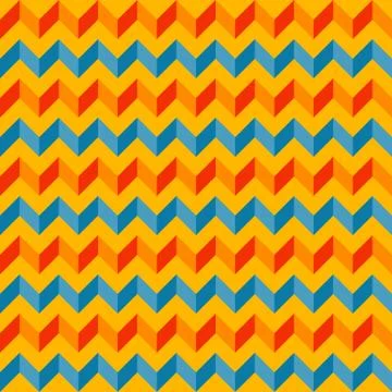Colorful chevron pattern Stock Illustration