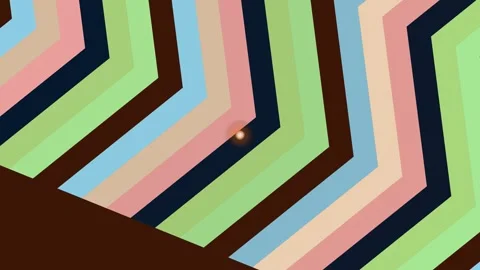 Colorful Chevron Pattern with Moving Dot. Stock-Footage 330130584