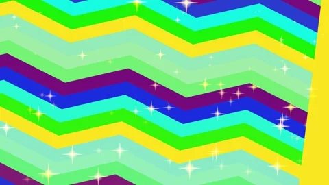 Colorful Chevron Pattern with Sparkling Lights. 스톡 동영상 330930312