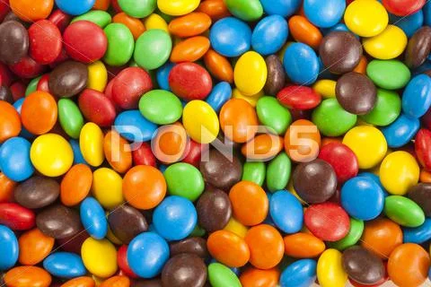 Colorful Chocolate Candy Stock Photos