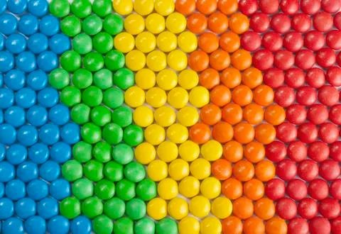Colorful chocolate candy Stock Photos
