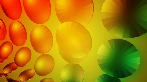 Colorful chrystal array Video stock 98226400