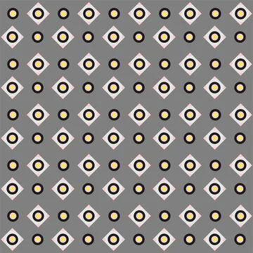 Colorful circle and square pattern background. vector illustration Stock Illustration