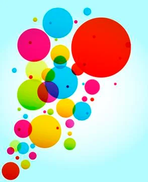 Colorful circle background Stock Illustration