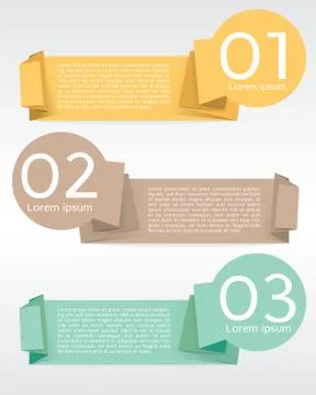 Colorful circle banner template vector Stock Illustration