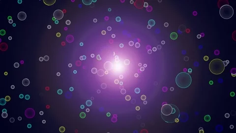 Colorful Circle Dots Background Stock-Footage 283100476