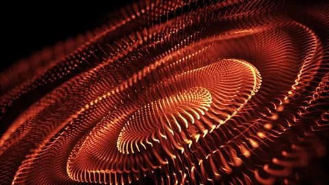 Colorful Circle Form moving background Stock Footage 244897377