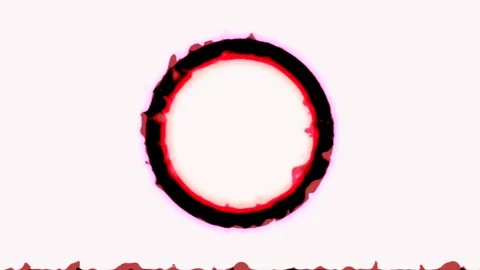 Colorful circle frame on a white background, colorful cube patterns Video stock 132592886