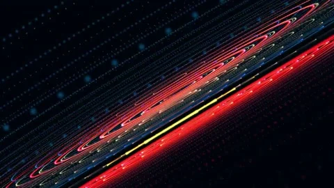 Colorful Circle Grow Motion Background Loop Stock Footage 177994932