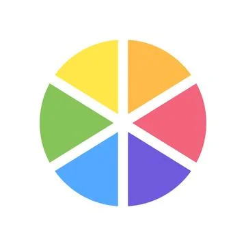 Colorful circle loader icon. Symbol of reload, refresh, loading, recycle and Stock Illustration
