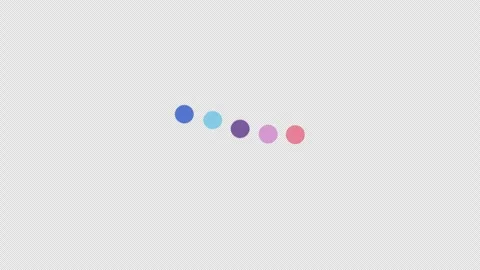 Colorful Circle Loading Dots Animation Stock Footage 340451985