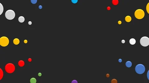 Colorful circle logo viewer animation 動画素材 219628890