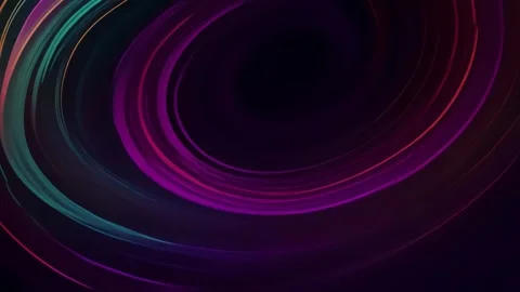 Colorful Circle Morphing Lines Stock Footage 277650335