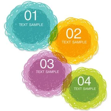 Colorful circle object Stock Illustration