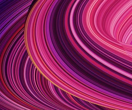 Colorful circle orbit Stock Illustration