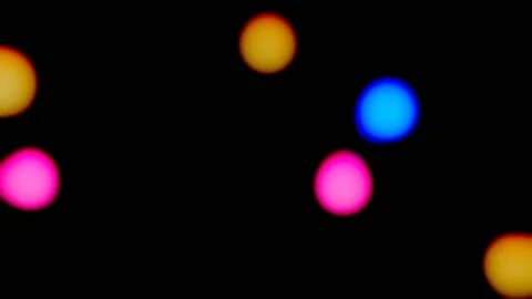 Colorful circle particles, rays of light shining light sparkles Stock Footage 223374128