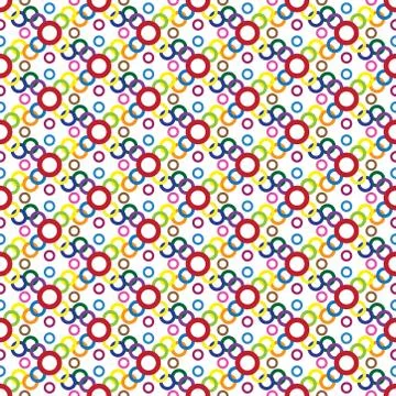 Colorful circle Pattern - abstract background Stockillustratie