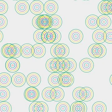 Colorful circle pattern abstract design Stock Illustration