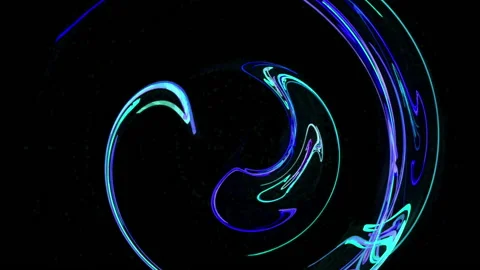 Colorful circle pattern abstract motion background Stock Footage 91145103