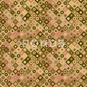 Colorful circle pattern background - abstract seamless vector design 스톡 일러스트