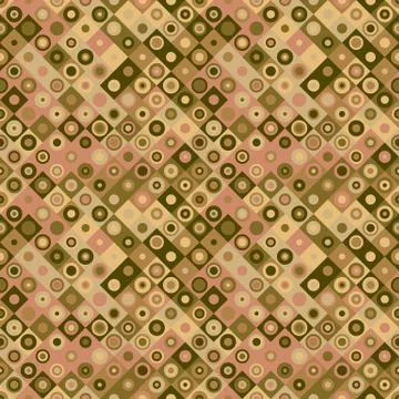 Colorful circle pattern background - abstract seamless vector design Illustrazione stock