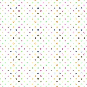 Colorful circle pattern background - abstract vector illustration Stock Illustration