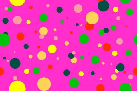 Colorful circle seamless pattern. 스톡 일러스트