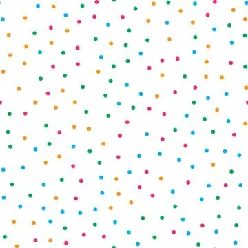 Colorful circle seamless pattern on white background イラスト素材