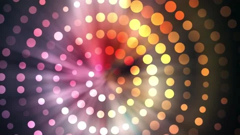 Colorful Circle Shape Lights Motion Background Loop 스톡 동영상 201827435